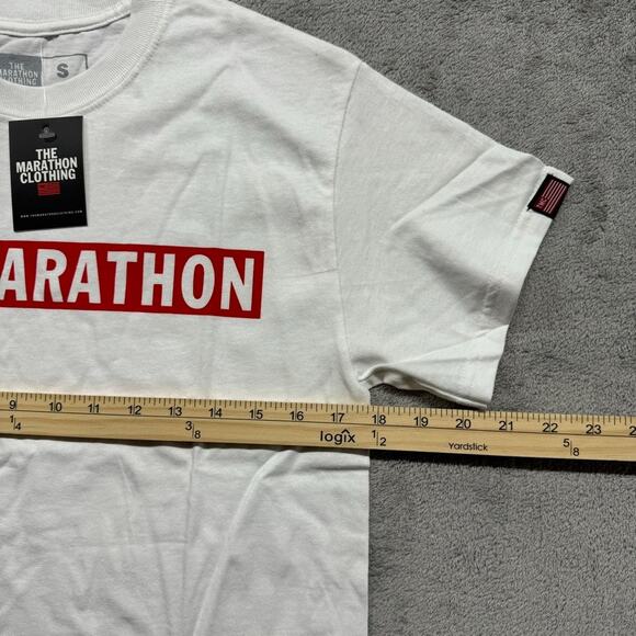 The Marathon Nipsey Hussle T‎ Shirt Men Small White Box Streetwear Hip Hop Rap - Picture 4 of 5